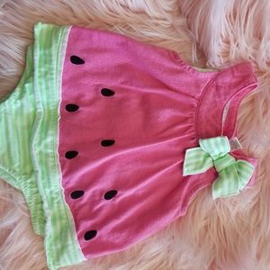 First Impressions Watermelon Romper